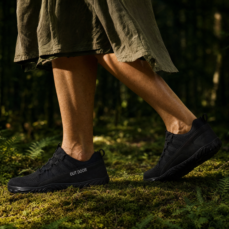 Kindfeet Flex Knit — Black colourway